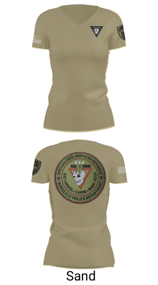 Women's Short Sleeve Vneck Shirt, SSD, Police, Teamtime, Team time, sublimation, custom sports apparel, team uniforms, spirit wear, spiritwear, sports uniforms, custom shirts, team store, custom team store, fundraiser sports, apparel fundraiser
