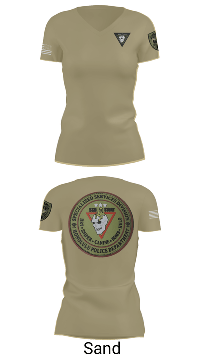 SSD 74989347 Women's Short Sleeve V-neck Shirt - 44