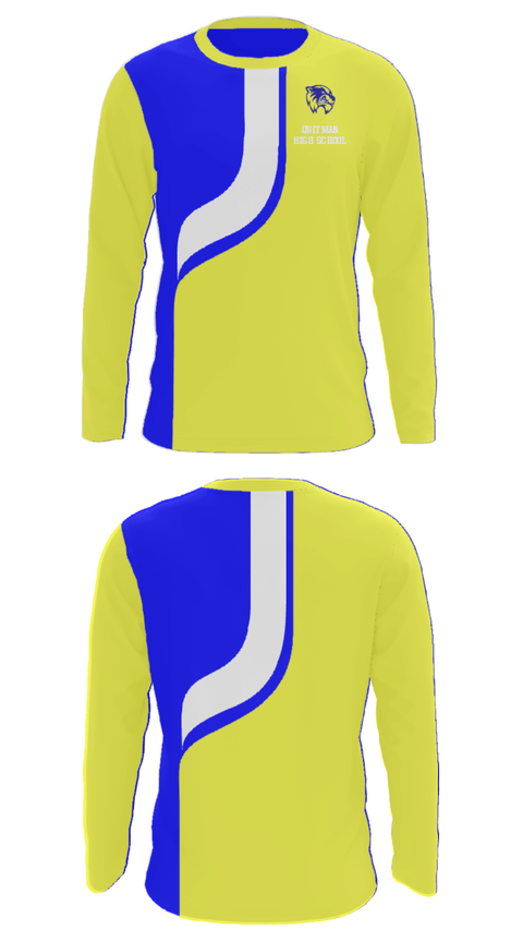 Long Sleeve Performance Shirt, Quitman High School, Spirit Store, Teamtime, Team time, sublimation, custom sports apparel, team uniforms, spirit wear, spiritwear, sports uniforms, custom shirts, team store, custom team store, fundraiser sports, apparel fundraiser