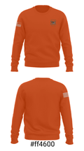 Mangum Junior High School Basketball 87432105 Crew Neck Sweatshirt - 16