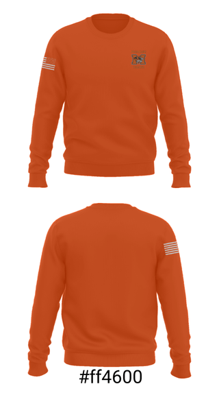 Crew Neck Sweatshirt, Mangum Junior High School Basketball, Women's Basketball, Teamtime, Team time, sublimation, custom sports apparel, team uniforms, spirit wear, spiritwear, sports uniforms, custom shirts, team store, custom team store, fundraiser sports, apparel fundraiser