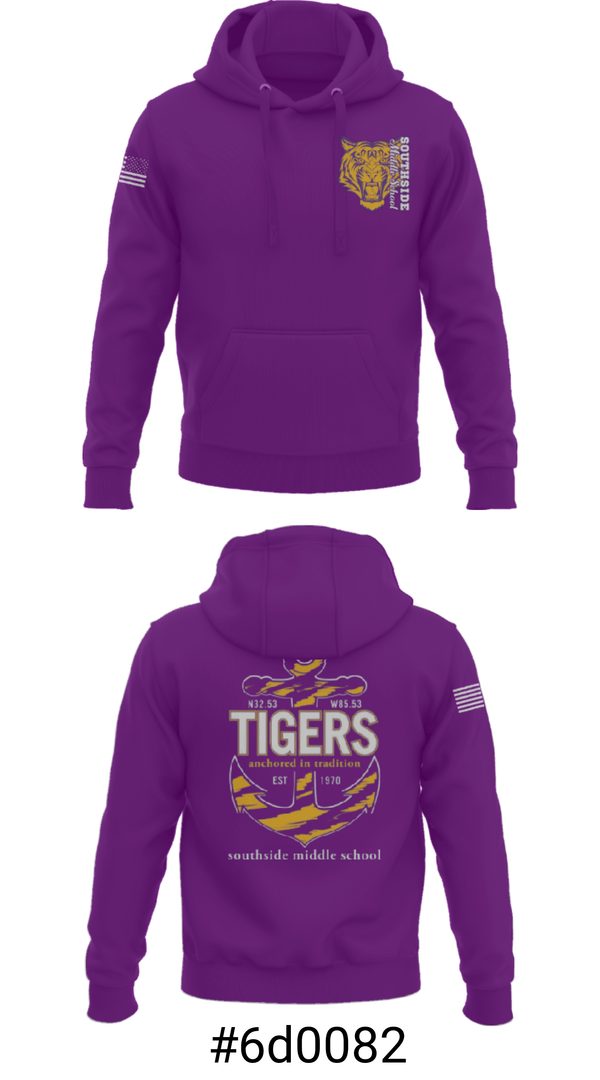 Hoodie, Southside Middle School, Spirit Store, Teamtime, Team time, sublimation, custom sports apparel, team uniforms, spirit wear, spiritwear, sports uniforms, custom shirts, team store, custom team store, fundraiser sports, apparel fundraiser