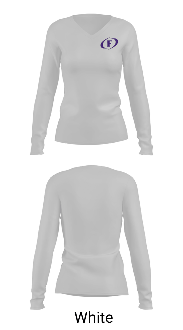 Women's Long Sleeve Vneck Shirt, Hurricane Transition Academy, Spirit Store, Teamtime, Team time, sublimation, custom sports apparel, team uniforms, spirit wear, spiritwear, sports uniforms, custom shirts, team store, custom team store, fundraiser sports, apparel fundraiser