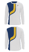 Pelham City Middle School 68230348 Long Sleeve Performance Shirt - 32