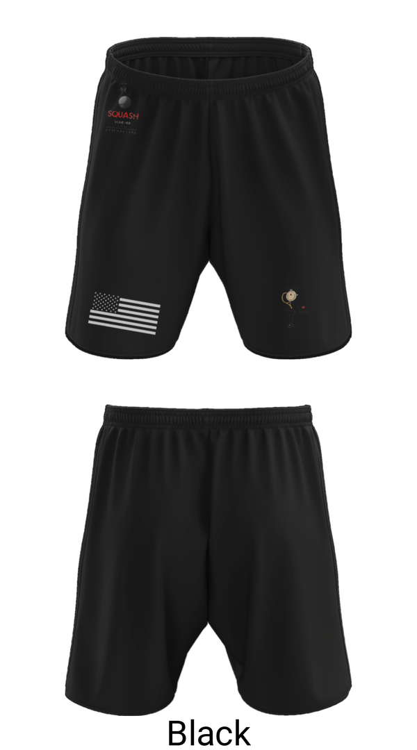 Athletic Shorts With Pockets, Cambridge Squash, Tennis, Teamtime, Team time, sublimation, custom sports apparel, team uniforms, spirit wear, spiritwear, sports uniforms, custom shirts, team store, custom team store, fundraiser sports, apparel fundraiser