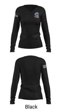 Widefield High School Swimming 46606735 Women's Long Sleeve V-neck Shirt - 13