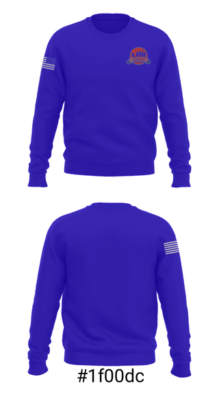 Crew Neck Sweatshirt, Lil Dribblers Basketball, Men's Basketball, Teamtime, Team time, sublimation, custom sports apparel, team uniforms, spirit wear, spiritwear, sports uniforms, custom shirts, team store, custom team store, fundraiser sports, apparel fundraiser
