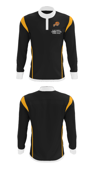 Quarter Zip Jacket, Clay Center Community School Basketball, Women's Basketball, Teamtime, Team time, sublimation, custom sports apparel, team uniforms, spirit wear, spiritwear, sports uniforms, custom shirts, team store, custom team store, fundraiser sports, apparel fundraiser
