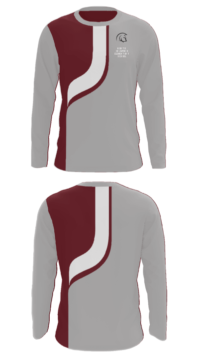 North Crawford Elementary School 56191740 Long Sleeve Performance Shirt - 32
