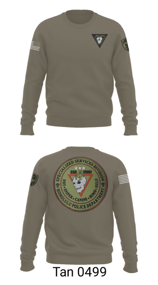 Crew Neck Sweatshirt, SSD, Police, Teamtime, Team time, sublimation, custom sports apparel, team uniforms, spirit wear, spiritwear, sports uniforms, custom shirts, team store, custom team store, fundraiser sports, apparel fundraiser