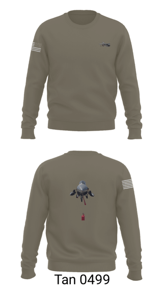 Crew Neck Sweatshirt, 114th fighter wing, National Guard, Teamtime, Team time, sublimation, custom sports apparel, team uniforms, spirit wear, spiritwear, sports uniforms, custom shirts, team store, custom team store, fundraiser sports, apparel fundraiser