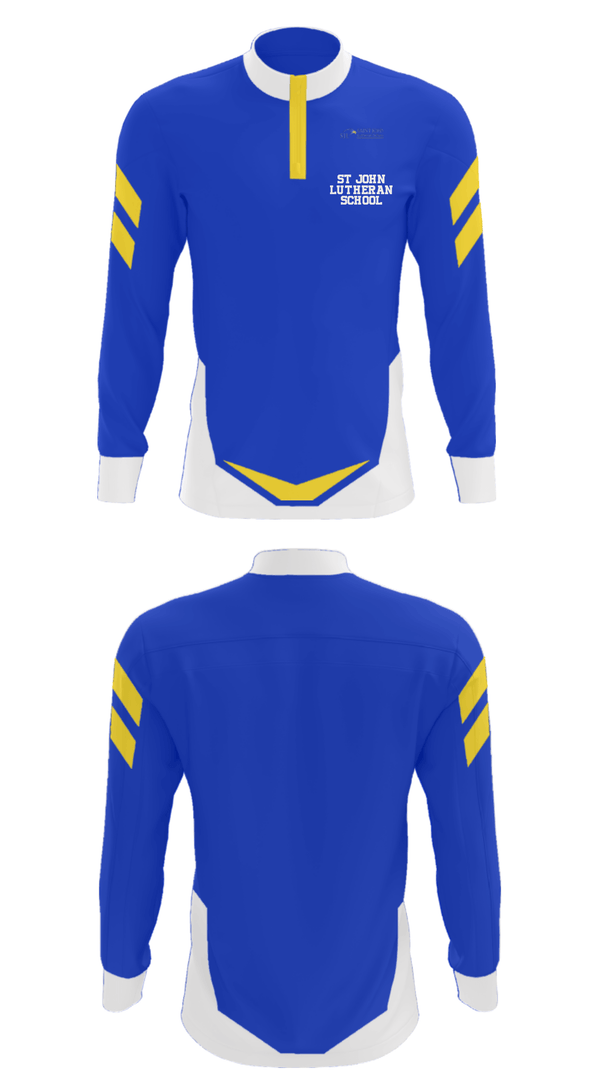 Quarter Zip Jacket, St John Lutheran School, Spirit Store, Teamtime, Team time, sublimation, custom sports apparel, team uniforms, spirit wear, spiritwear, sports uniforms, custom shirts, team store, custom team store, fundraiser sports, apparel fundraiser