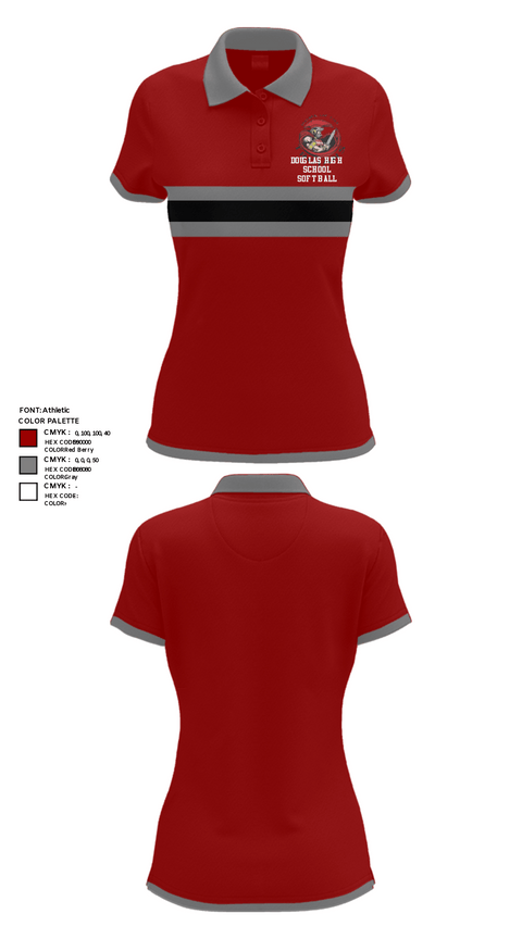 Short Sleeve Performance Polo, Douglas High School Softball, Softball, Teamtime, Team time, sublimation, custom sports apparel, team uniforms, spirit wear, spiritwear, sports uniforms, custom shirts, team store, custom team store, fundraiser sports, apparel fundraiser