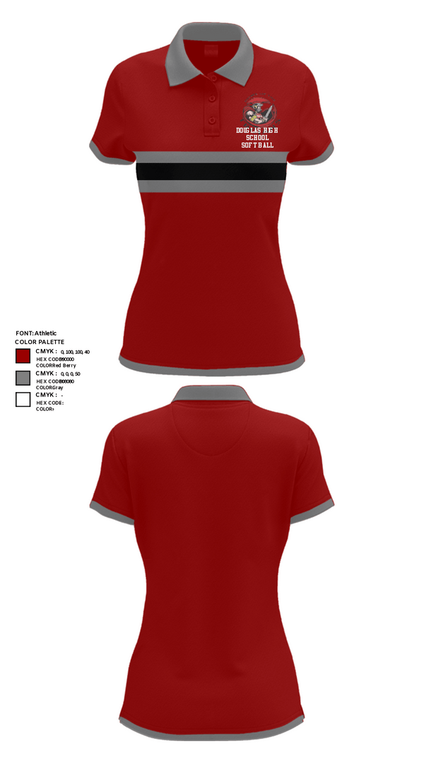 Short Sleeve Performance Polo, Douglas High School Softball, Softball, Teamtime, Team time, sublimation, custom sports apparel, team uniforms, spirit wear, spiritwear, sports uniforms, custom shirts, team store, custom team store, fundraiser sports, apparel fundraiser