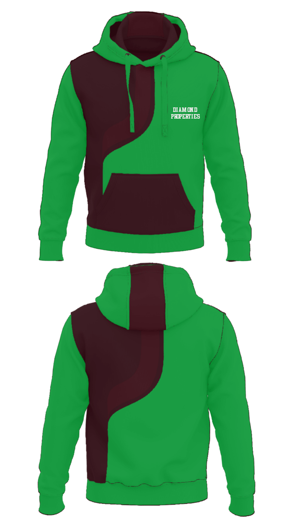 Hoodie, Diamond Properties, Men's Basketball, Teamtime, Team time, sublimation, custom sports apparel, team uniforms, spirit wear, spiritwear, sports uniforms, custom shirts, team store, custom team store, fundraiser sports, apparel fundraiser