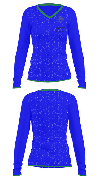 Women's Long Sleeve Vneck Shirt, Ben Bolt-Palito Blanco High School Basketball, Men's Basketball, Teamtime, Team time, sublimation, custom sports apparel, team uniforms, spirit wear, spiritwear, sports uniforms, custom shirts, team store, custom team store, fundraiser sports, apparel fundraiser