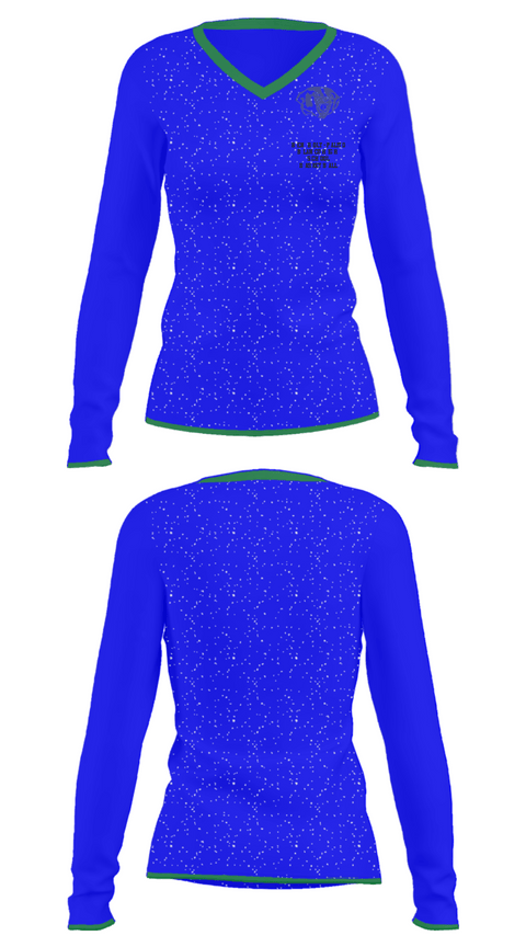 Women's Long Sleeve Vneck Shirt, Ben Bolt-Palito Blanco High School Basketball, Men's Basketball, Teamtime, Team time, sublimation, custom sports apparel, team uniforms, spirit wear, spiritwear, sports uniforms, custom shirts, team store, custom team store, fundraiser sports, apparel fundraiser
