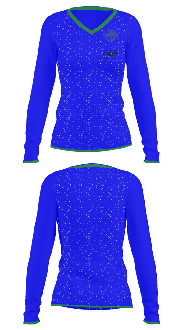 Women's Long Sleeve Vneck Shirt, Ben Bolt-Palito Blanco High School Basketball, Men's Basketball, Teamtime, Team time, sublimation, custom sports apparel, team uniforms, spirit wear, spiritwear, sports uniforms, custom shirts, team store, custom team store, fundraiser sports, apparel fundraiser