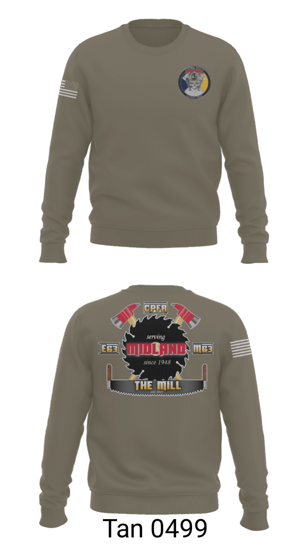 Crew Neck Sweatshirt, Hazmat 63 C, Fire Department, Teamtime, Team time, sublimation, custom sports apparel, team uniforms, spirit wear, spiritwear, sports uniforms, custom shirts, team store, custom team store, fundraiser sports, apparel fundraiser