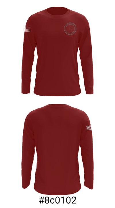 Boaz High School Basketball 15344082 Long Sleeve Performance Shirt - 18