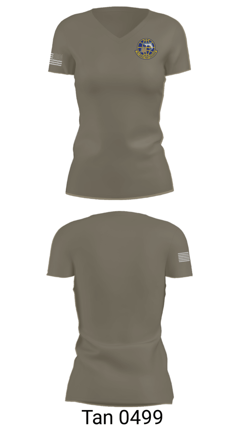 Women's Short Sleeve Vneck Shirt, , Air Force, Teamtime, Team time, sublimation, custom sports apparel, team uniforms, spirit wear, spiritwear, sports uniforms, custom shirts, team store, custom team store, fundraiser sports, apparel fundraiser