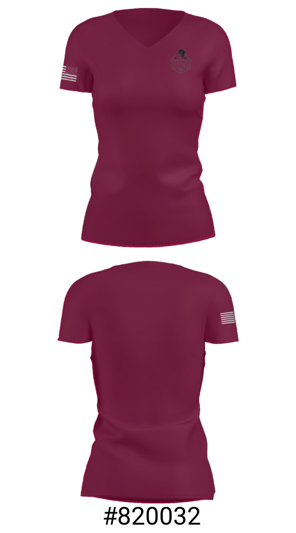 Women's Short Sleeve Vneck Shirt, Cuyuna Range Elementary School, Spirit Store, Teamtime, Team time, sublimation, custom sports apparel, team uniforms, spirit wear, spiritwear, sports uniforms, custom shirts, team store, custom team store, fundraiser sports, apparel fundraiser