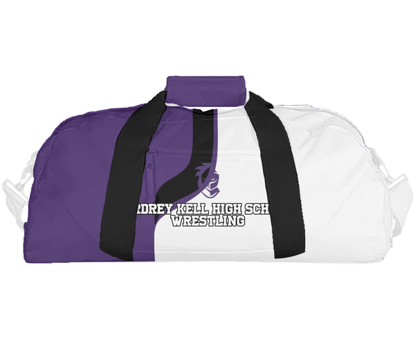 Duffle Bag, Ardrey Kell High School Wrestling, Wrestling, Teamtime, Team time, sublimation, custom sports apparel, team uniforms, spirit wear, spiritwear, sports uniforms, custom shirts, team store, custom team store, fundraiser sports, apparel fundraiser