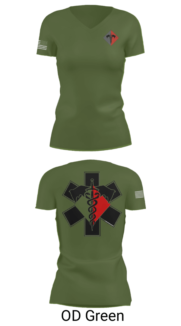 Women's Short Sleeve Vneck Shirt, , Army, Teamtime, Team time, sublimation, custom sports apparel, team uniforms, spirit wear, spiritwear, sports uniforms, custom shirts, team store, custom team store, fundraiser sports, apparel fundraiser