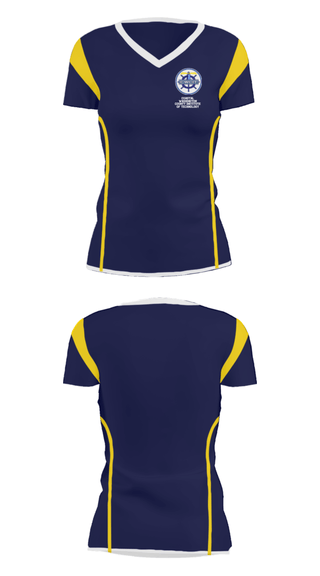 Women's Short Sleeve Vneck Shirt, Coastal Washington County Institute Of Technology, Spirit Store, Teamtime, Team time, sublimation, custom sports apparel, team uniforms, spirit wear, spiritwear, sports uniforms, custom shirts, team store, custom team store, fundraiser sports, apparel fundraiser