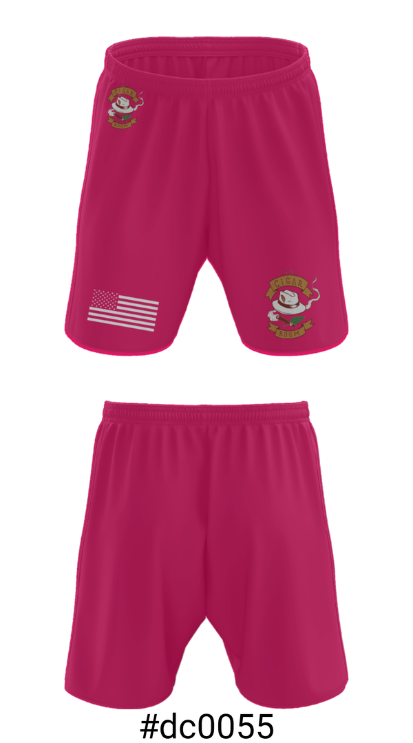 Athletic Shorts With Pockets, The Cigar Room, , Teamtime, Team time, sublimation, custom sports apparel, team uniforms, spirit wear, spiritwear, sports uniforms, custom shirts, team store, custom team store, fundraiser sports, apparel fundraiser