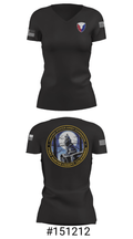 USAG Fort Hunter Liggett 63264859 Women's Short Sleeve V-neck Shirt - 4