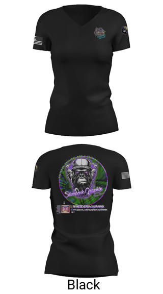 Women's Short Sleeve Vneck Shirt, Silverback Graphix, , Teamtime, Team time, sublimation, custom sports apparel, team uniforms, spirit wear, spiritwear, sports uniforms, custom shirts, team store, custom team store, fundraiser sports, apparel fundraiser