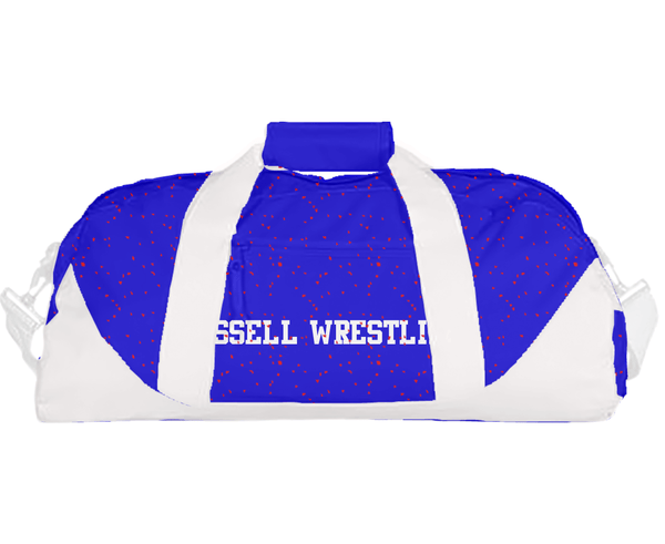 Duffle Bag, RUSSELL WRESTLING, Wrestling, Teamtime, Team time, sublimation, custom sports apparel, team uniforms, spirit wear, spiritwear, sports uniforms, custom shirts, team store, custom team store, fundraiser sports, apparel fundraiser