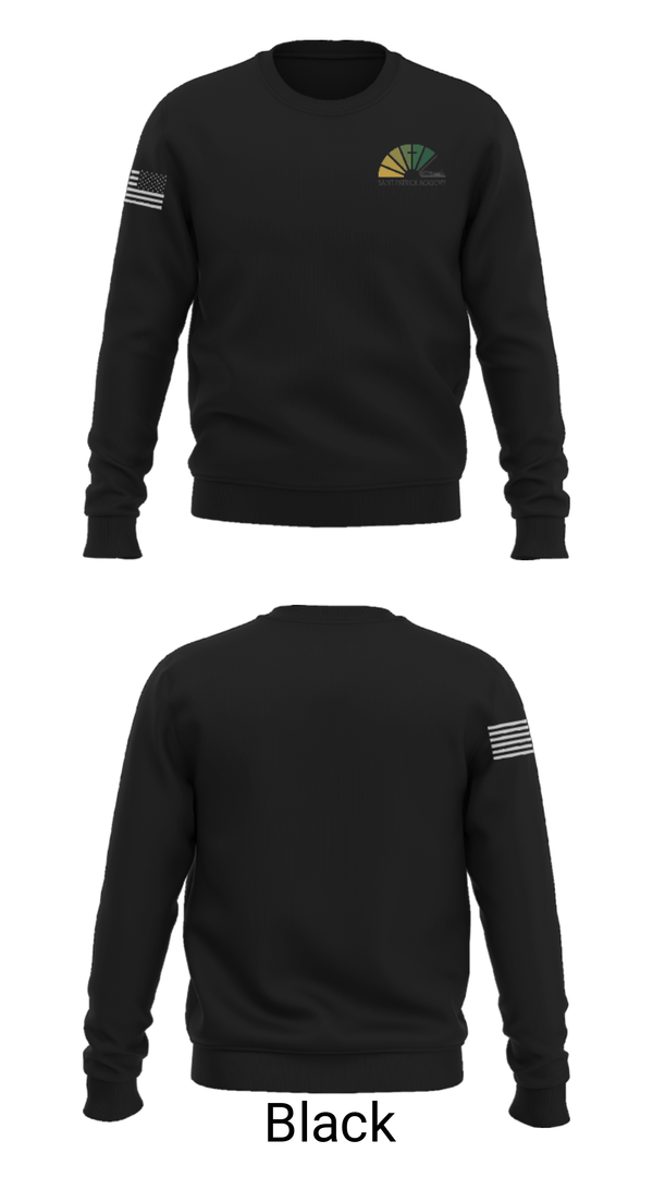 Crew Neck Sweatshirt, St. Patrick Academy, Spirit Store, Teamtime, Team time, sublimation, custom sports apparel, team uniforms, spirit wear, spiritwear, sports uniforms, custom shirts, team store, custom team store, fundraiser sports, apparel fundraiser