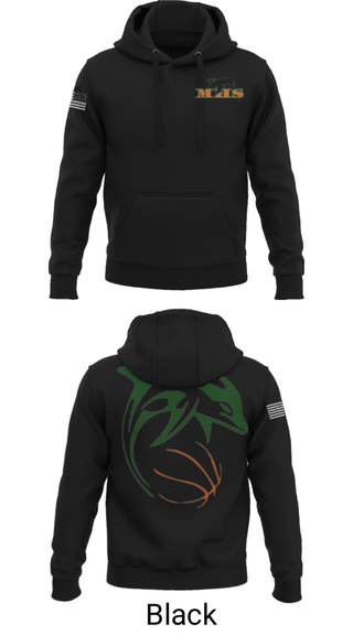 Hoodie, Crawford Mosley High School Basketball, Men's Basketball, Teamtime, Team time, sublimation, custom sports apparel, team uniforms, spirit wear, spiritwear, sports uniforms, custom shirts, team store, custom team store, fundraiser sports, apparel fundraiser