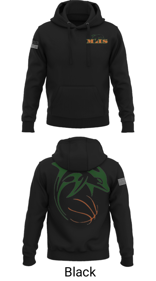 Hoodie, Crawford Mosley High School Basketball, Men's Basketball, Teamtime, Team time, sublimation, custom sports apparel, team uniforms, spirit wear, spiritwear, sports uniforms, custom shirts, team store, custom team store, fundraiser sports, apparel fundraiser