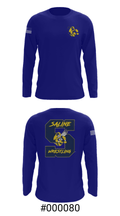 Saline Middle School Wrestling 11317795 Long Sleeve Performance Shirt - 18