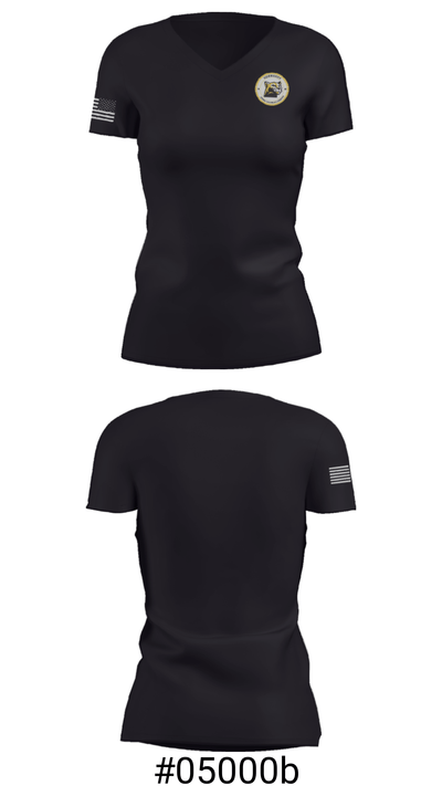 Normandy Kindergarten Center 5406423 Women's Short Sleeve V-neck Shirt - 21