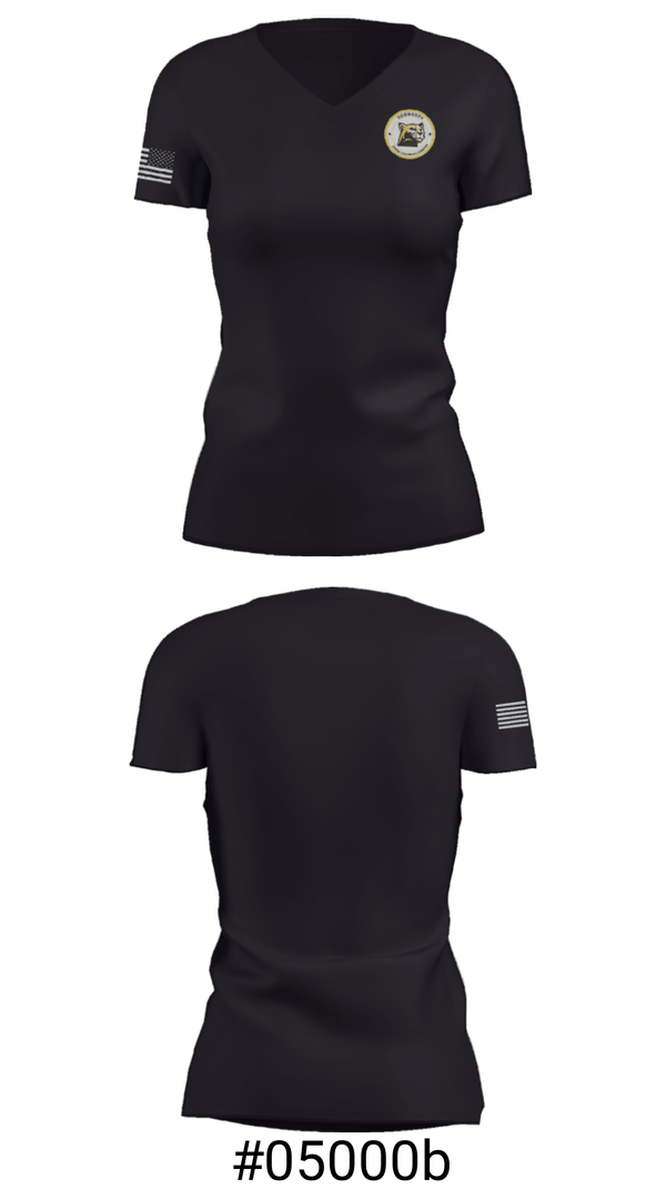 Women's Short Sleeve Vneck Shirt, Normandy Kindergarten Center, Spirit Store, Teamtime, Team time, sublimation, custom sports apparel, team uniforms, spirit wear, spiritwear, sports uniforms, custom shirts, team store, custom team store, fundraiser sports, apparel fundraiser