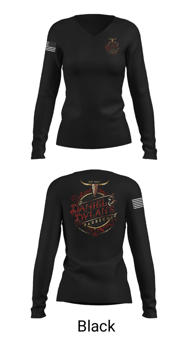 Women's Long Sleeve Vneck Shirt, , Space Force, Teamtime, Team time, sublimation, custom sports apparel, team uniforms, spirit wear, spiritwear, sports uniforms, custom shirts, team store, custom team store, fundraiser sports, apparel fundraiser