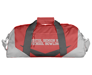 Duffle Bag, Bristol Senior High School Bowling, Bowling, Teamtime, Team time, sublimation, custom sports apparel, team uniforms, spirit wear, spiritwear, sports uniforms, custom shirts, team store, custom team store, fundraiser sports, apparel fundraiser
