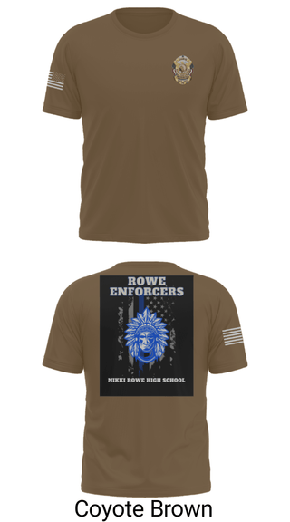 Short Sleeve Performance Shirt, Rowe Enforcers, Police, Teamtime, Team time, sublimation, custom sports apparel, team uniforms, spirit wear, spiritwear, sports uniforms, custom shirts, team store, custom team store, fundraiser sports, apparel fundraiser