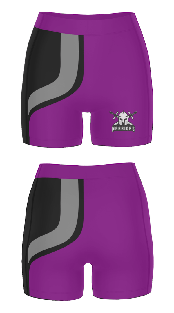 Women's Compression Shorts, Monroe School, Spirit Store, Teamtime, Team time, sublimation, custom sports apparel, team uniforms, spirit wear, spiritwear, sports uniforms, custom shirts, team store, custom team store, fundraiser sports, apparel fundraiser