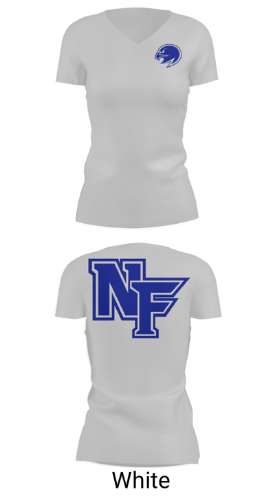 North Forney High School Basketball 14770415 Women's Short Sleeve V-neck Shirt - 7