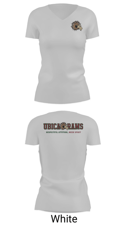 Ubic Academy 41616933 Women's Short Sleeve V-neck Shirt - 7