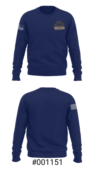 Crew Neck Sweatshirt, Long Cane Middle School, Spirit Store, Teamtime, Team time, sublimation, custom sports apparel, team uniforms, spirit wear, spiritwear, sports uniforms, custom shirts, team store, custom team store, fundraiser sports, apparel fundraiser