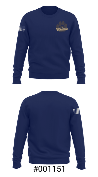 Long Cane Middle School 23153033 Crew Neck Sweatshirt - 16