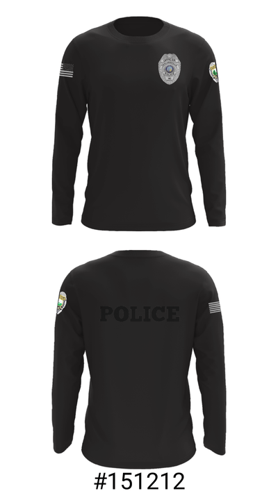 TAYLORSVILLE POLICE DEPARTMENT 5910107 Long Sleeve Performance Shirt - 3