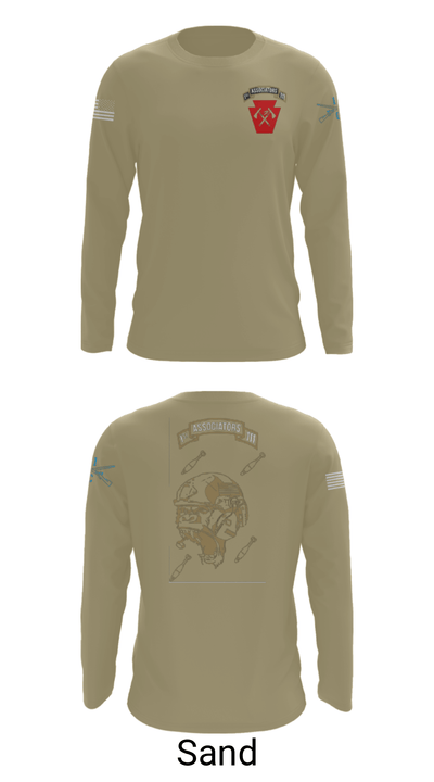 1-111th IN BN 38506759 Long Sleeve Performance Shirt - 43
