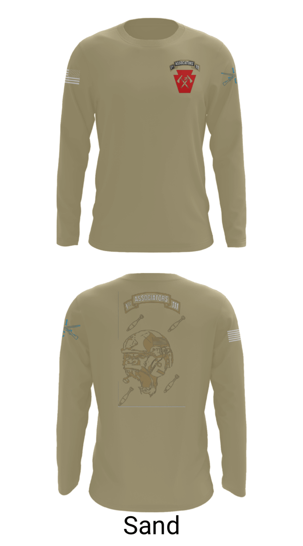 Long Sleeve Performance Shirt, 1-111th IN BN 38506759, Army, Teamtime, Team time, sublimation, custom sports apparel, team uniforms, spirit wear, spiritwear, sports uniforms, custom shirts, team store, custom team store, fundraiser sports, apparel fundraiser